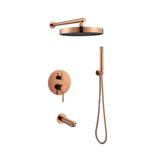 مجموعة دش دائرية جواد إيزى بوكس روز جولد