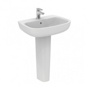  حوض نيو ايسيدرا  أبيض بيضاوي 65 سم ايديال ستاندرد