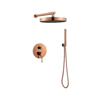 Gawad Easy Box Circular Shower Set Rose Gold