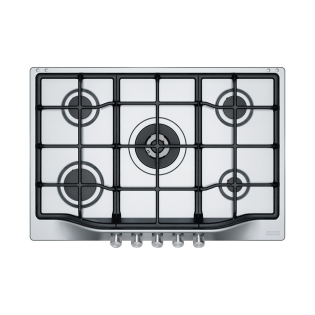 مسطح غاز بلت ان فرانكي 75 سم 5 شعله ستانلس ستيل