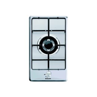 Glemgas Built in Gas Hob 30 cm 1 Burner Silver