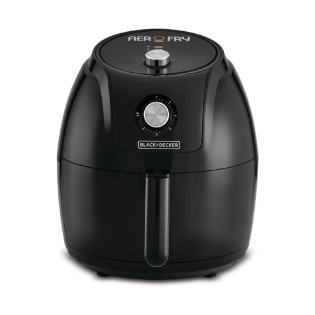 قلاية هوائية مانويل بلاك أند ديكر 5.6 لتر 1800 وات أسود