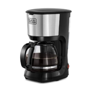 ماكينة قهوة بلاك اند ديكر 750 وات 10 كوب أسود* فضى