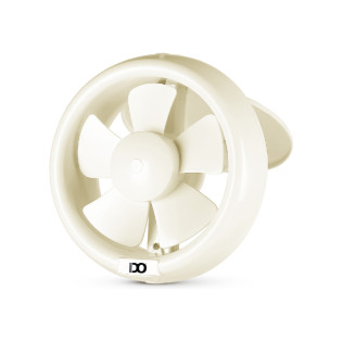 شفاط زجاجي أي دو 20 سم أبيض عاجي