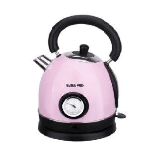 Swiss Pro Retro Kettle 1.8L - 2200W Pink