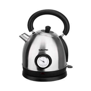 Swiss Pro Retro Kettle 1.8L - 2200W Silver 