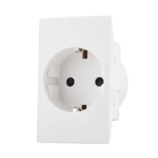 بريزة ألمانى ساس نوفو بالحماية 16 أمبير ابيض