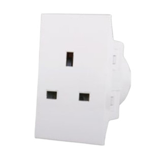 بريزة إنجليزي ساس نوفو بالحماية 13 أمبير ابيض