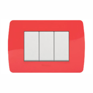 Cover frame Solida 3 Module Red Bticino