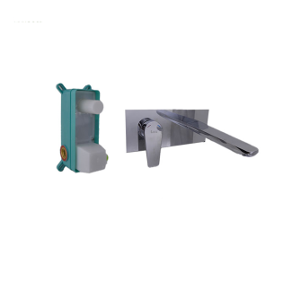 خلاط حوض لوتز بجسم الدفن كروم