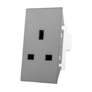 بريزة إنجليزي ساس نوفو بالحماية 13 أمبير رمادي