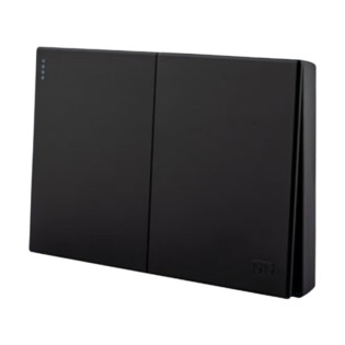 مفتاح ثنائي ساس نوفو 2روكر 1/2عريض بالشاسيه 120مم اسود