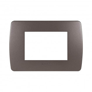 Cover frame Solida 3 Module Dark Brown Bticino