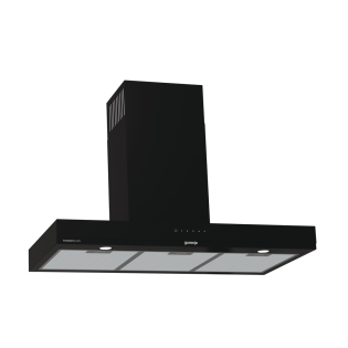 شفاط مطبخ حائطى T جورينيا  90 سم أسود