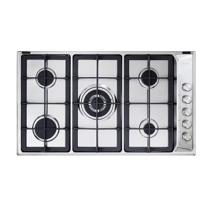 مسطح غاز بلت ان البا  5 شعلة 90 سم استانلس