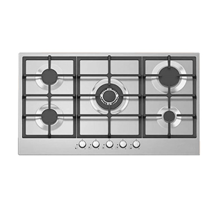 مسطح غاز بلت ان فولجر 5 شعلة 90 سم استانلس