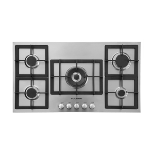 مسطح غاز بلت ان فولجر 5 شعلة 90 سم استانلس