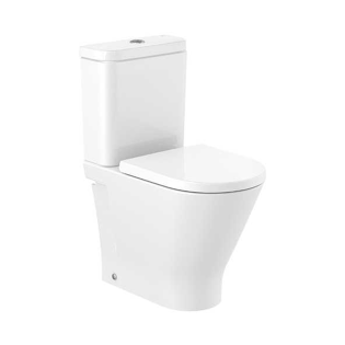  مرحاض ملاصق للحائط بالدش روكا ذا جاب راوند أبيض