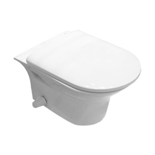 مرحاض معلق بالدش روكا أريس أبيض