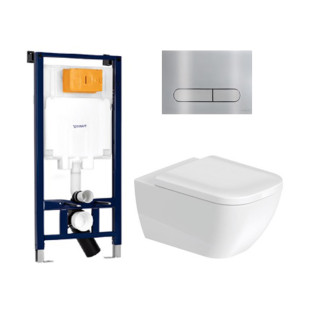 Duravit Happy D.2 Toilet Set with Flush Tank