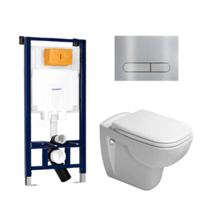 مرحاض معلق دى كود مع خزان دفن بشاسية كامل من ديورافيت