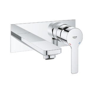 Grohe Lineare 2-Hole Basin Mixer Chrome 