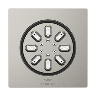 جيت مربع جروهي رين شاور اكوا سوبر ستيل