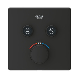 Grohe Grohtherm SmartControl Concealed Shower Mixer Black