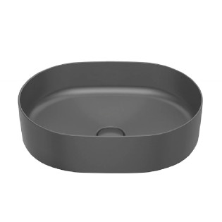 حوض فوق سطح دائري روكا  اينسبيرا 50 × 37 سم دارك جراي