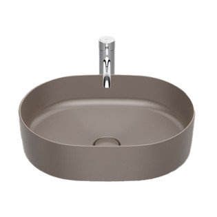 Roca Inspira Over Counter Top Round Bathroom Basin 50×37 cm Coffee