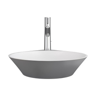 حوض فوق سطح سانيبيور جوتشيا 44×51 سم رمادي