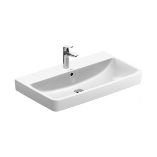 حوض موبيليا ديورافيت نمبر.1 80×46 سم أبيض