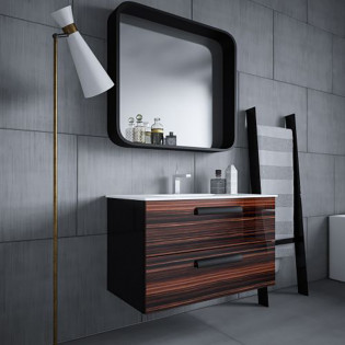 وحدة موبيليا خشب الأبنوس 80*46 سم بيرويا